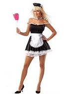 Inbjudande kostym, French Maid