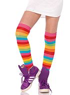 Regnbågsfärgade stockings