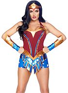 Wonder Woman, maskerad-romper med matchande accessoarer